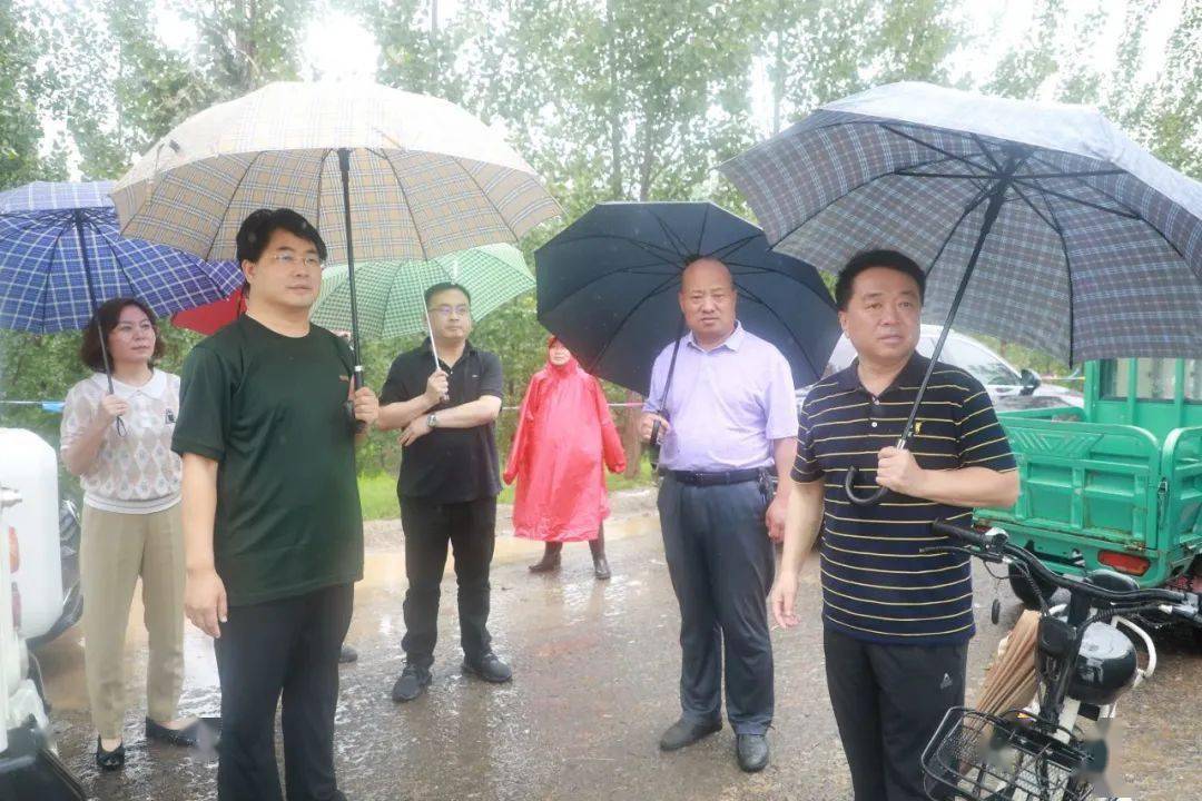 (来源:临西县发布) 7月29日,县委副书记,县长黄会安带队冒雨深入一线