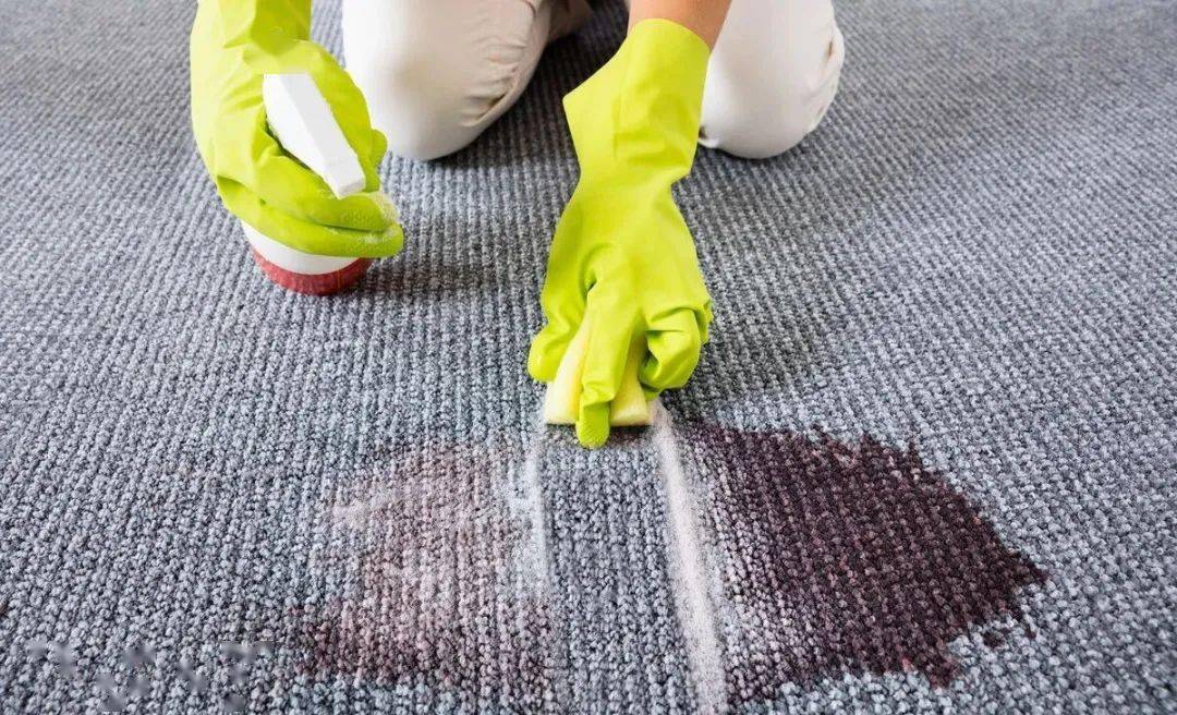 地毯上洒了液体污渍,该怎么清理好呢?这样做,方便清洁还实用哦