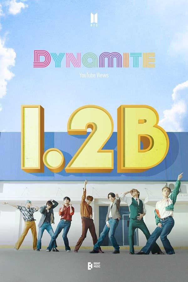 [星闻]防弹少年团《dynamite》mv点击率突破12亿