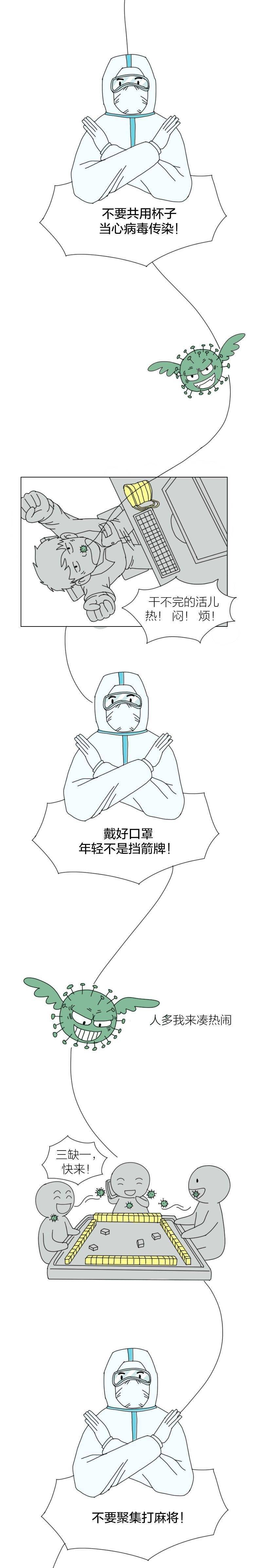 面对德尔塔病毒,就这么办!| 图一条