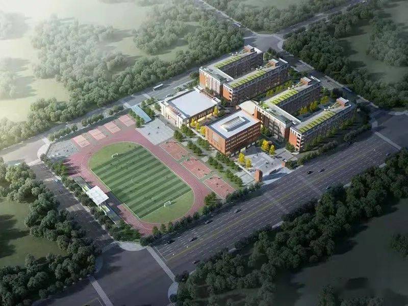 学校鸟瞰图