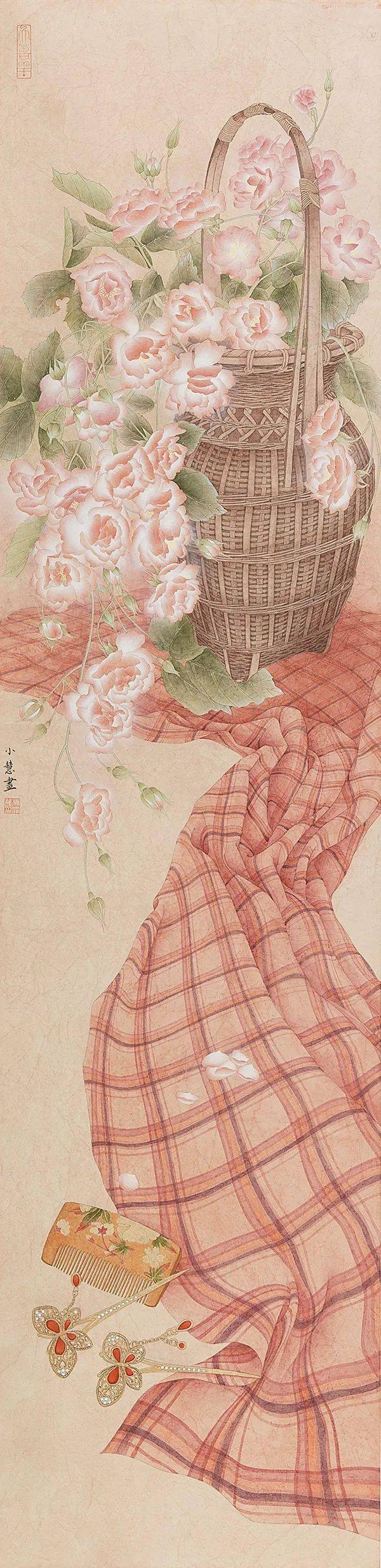 工笔典雅隽秀没骨优雅安静