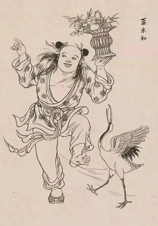 素材| 古代白描人物120图 果断收藏_工笔画