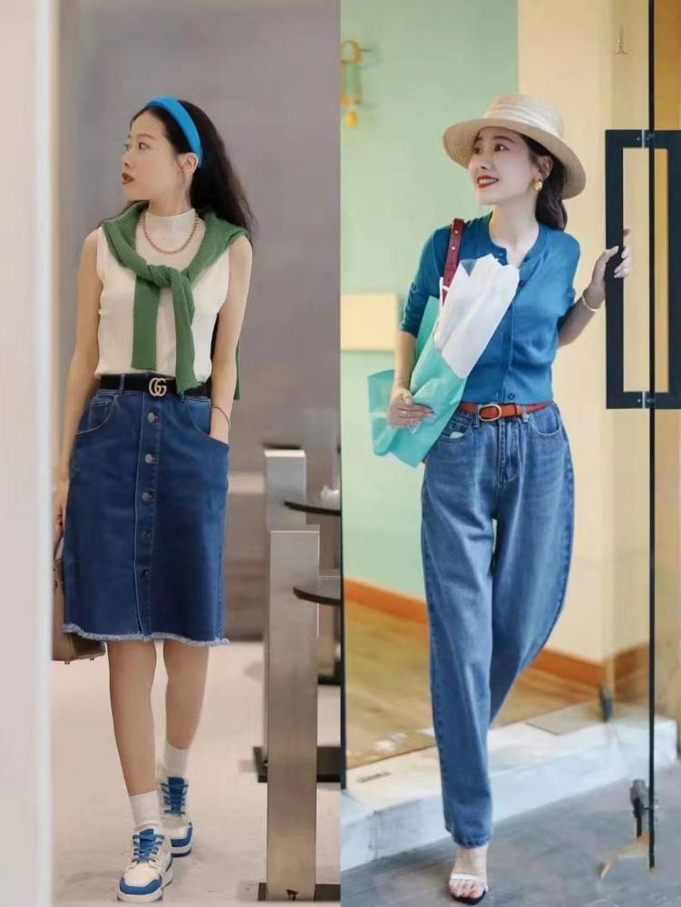 pick|30、40岁女人可照搬的优雅穿搭，治愈感蓝色系，优雅又高级