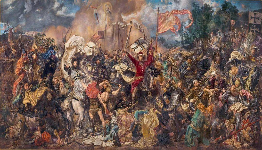 立陶宛和骑士团双方在格伦瓦尔德爆发了决定生死的战役.