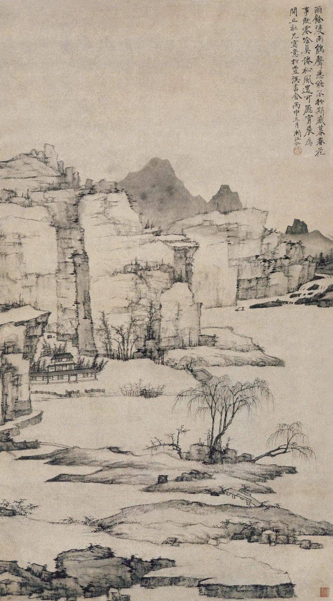 赏画|『清四僧』渐江作品10件