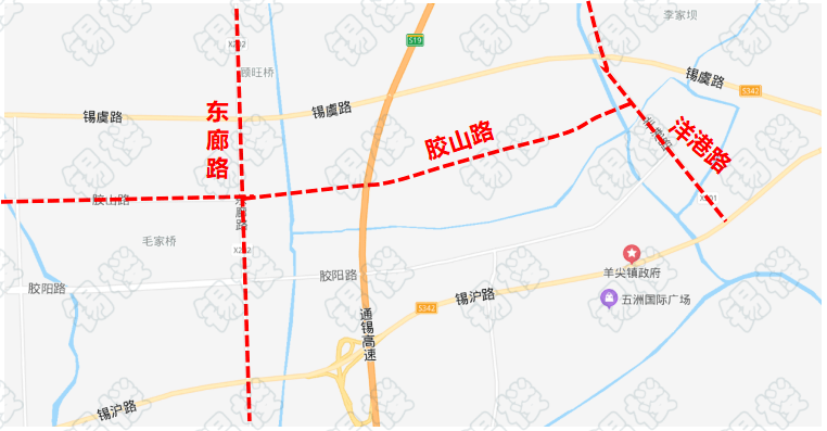 即将新建改造涉及锡山经开区多条道路