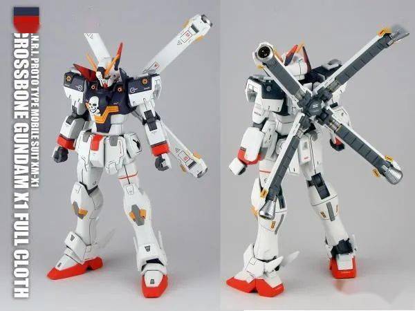 万代:hg 海盗高达x-1 全覆式 喷涂制作完成品