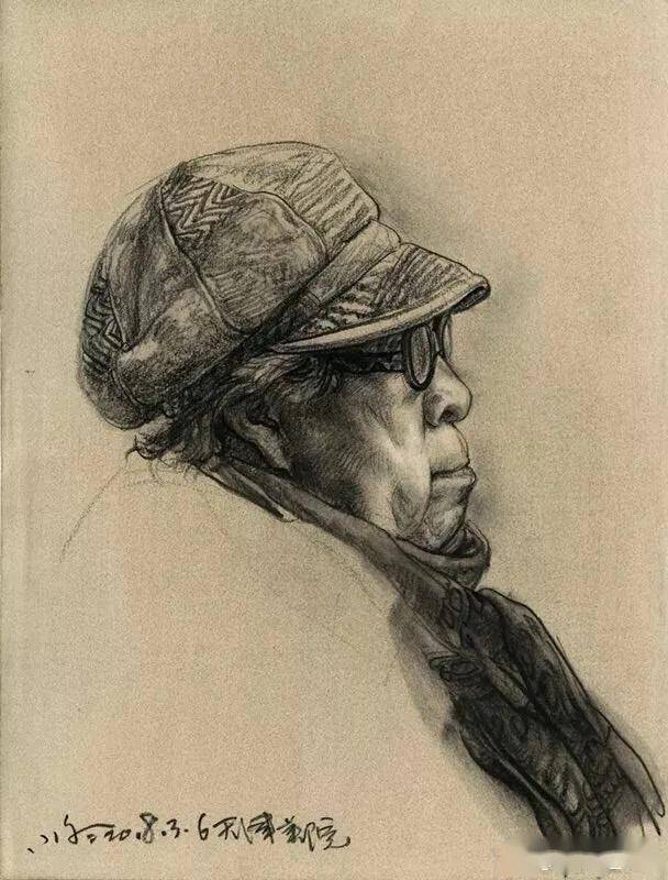 于小冬素描,教科书级别神作,网友:他敢称第二,没人敢称第一