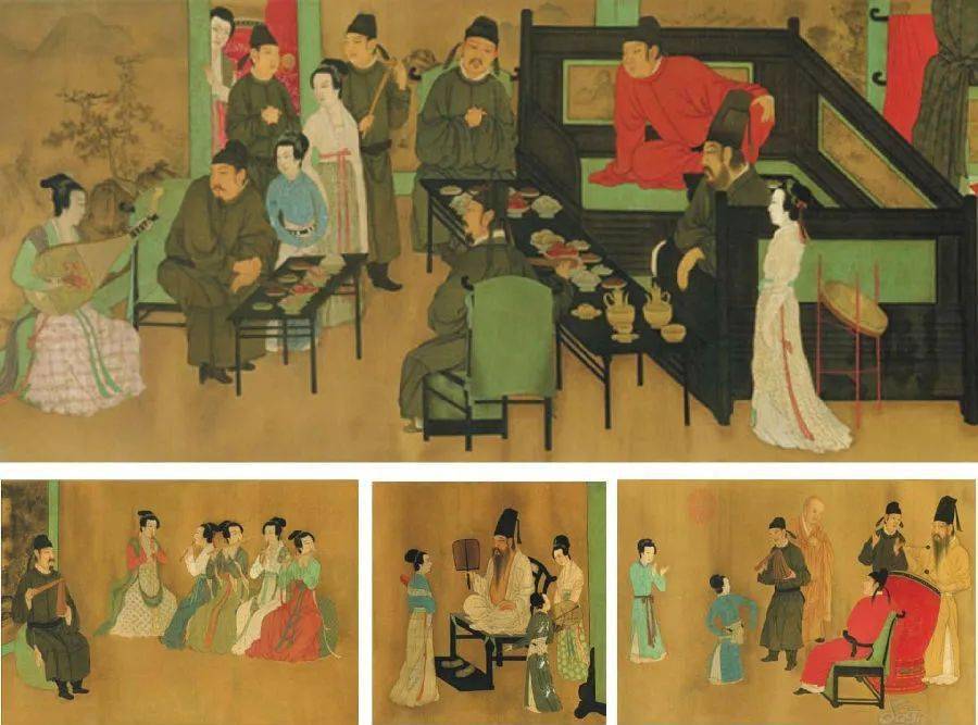《韩熙载夜宴图》赏析名画里的精美家具