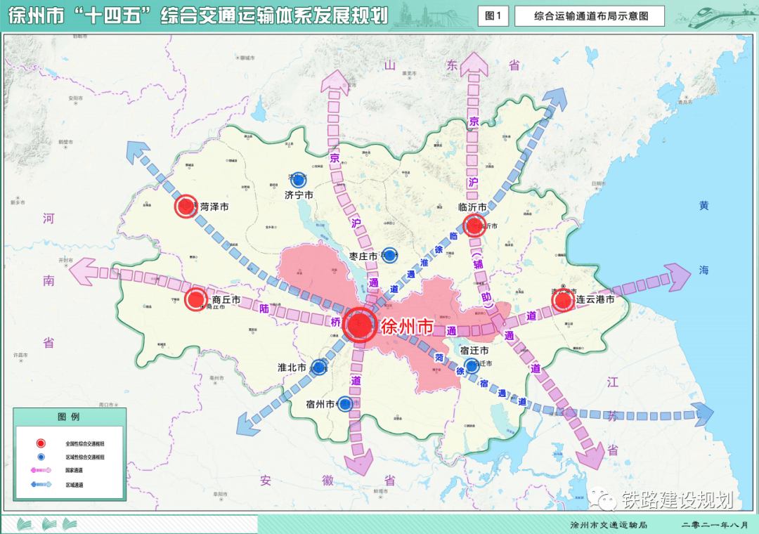 《徐州市"十四五"综合交通运输体系规划》发布,加快 "米字形"高铁网