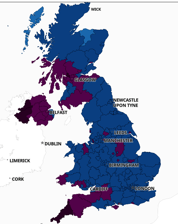 英国累计4250万7601人接种两剂疫苗,16岁以上人口占比78.