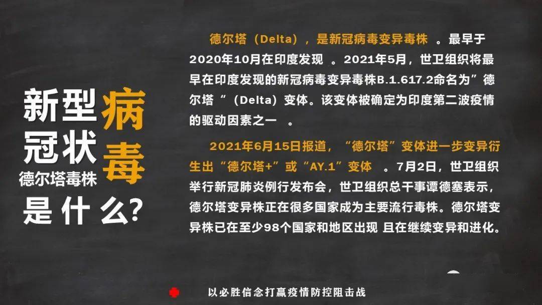 实用ppt新型冠状病毒德尔塔delta毒株防护科普