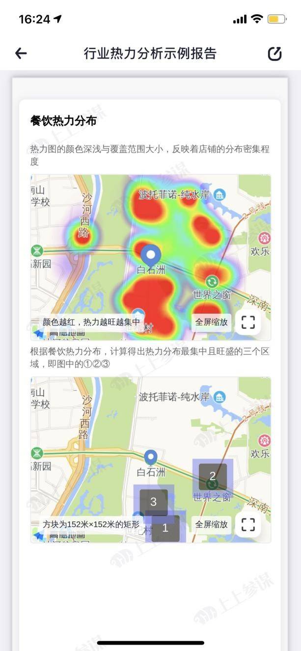 行业热力图如何获得?上上参谋为区域布点赋能