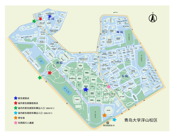怕我们的小萌新们在学校迷路,我们给萌新们准备了一份地图呀(ps:实在