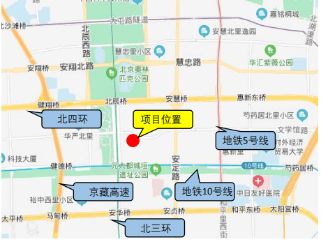 45公顷的人才公租房项目,就位于崔各庄地铁站旁.