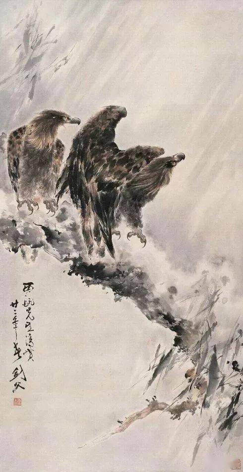 岭南三杰:高剑父,高奇峰,陈树人_国画