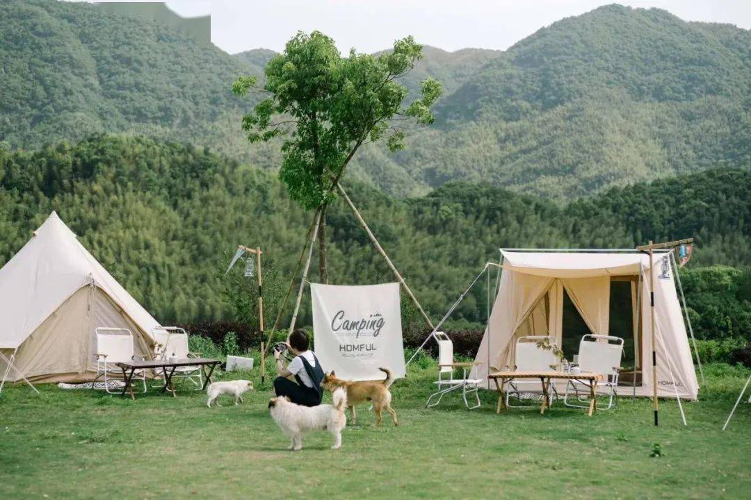 【十一露营】龙观野奢glamping,轻奢美食,荒野咖啡,与