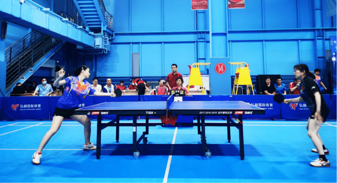 北京市第十五届"和谐杯"乒乓球比赛总决赛在通州区弘赫国际体育运动