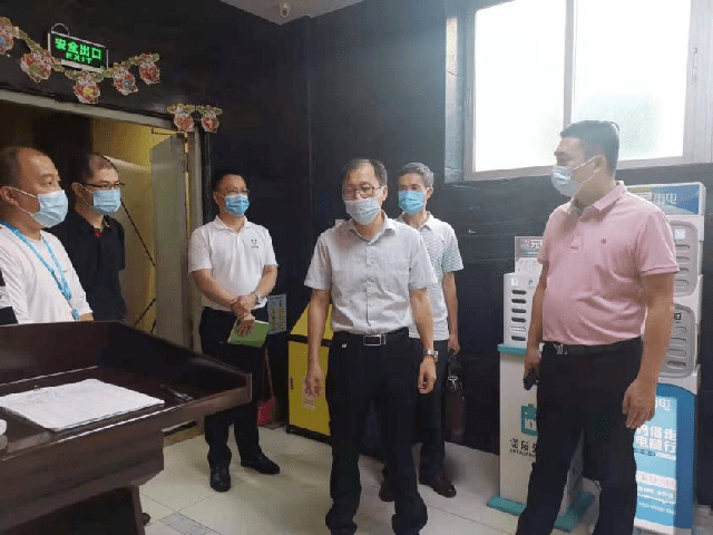 肖长培副厅长赴厅属单位检查督导疫情防控和安全生产工作