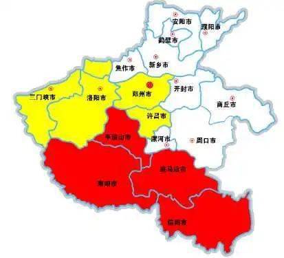 全省十八地市蚁害危害程度分布图
