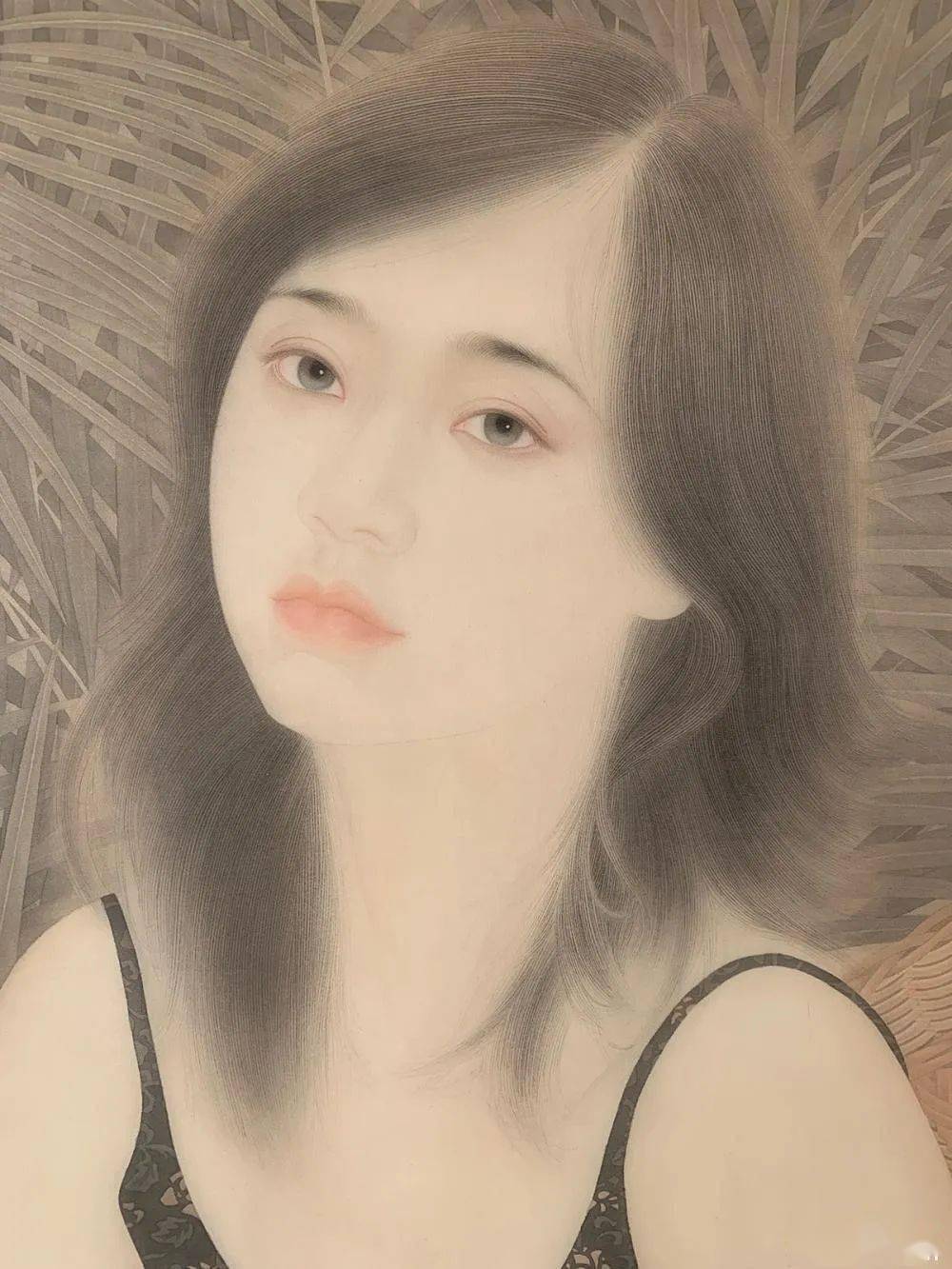 李晶当代新工笔人物画