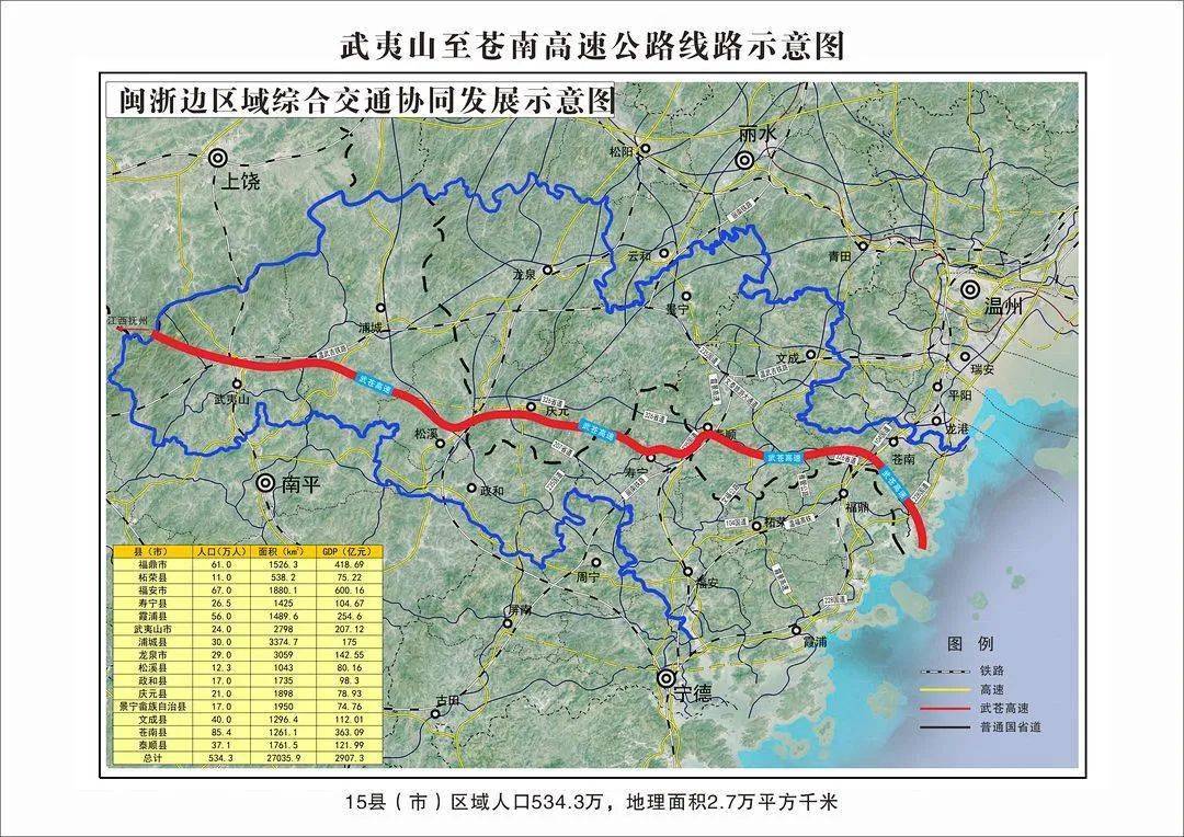 武苍高速在闽浙两省规划中步入"同时态