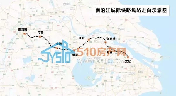 金坛,武进,江阴,张家港,常熟,太仓 8个车站,设置高新园,陆渡2个线路所