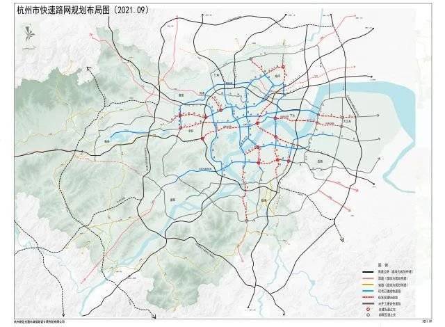 文一西路,留石快速路西延至临安↓ (黄色框线部分)