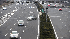 高速公路停车上下人员