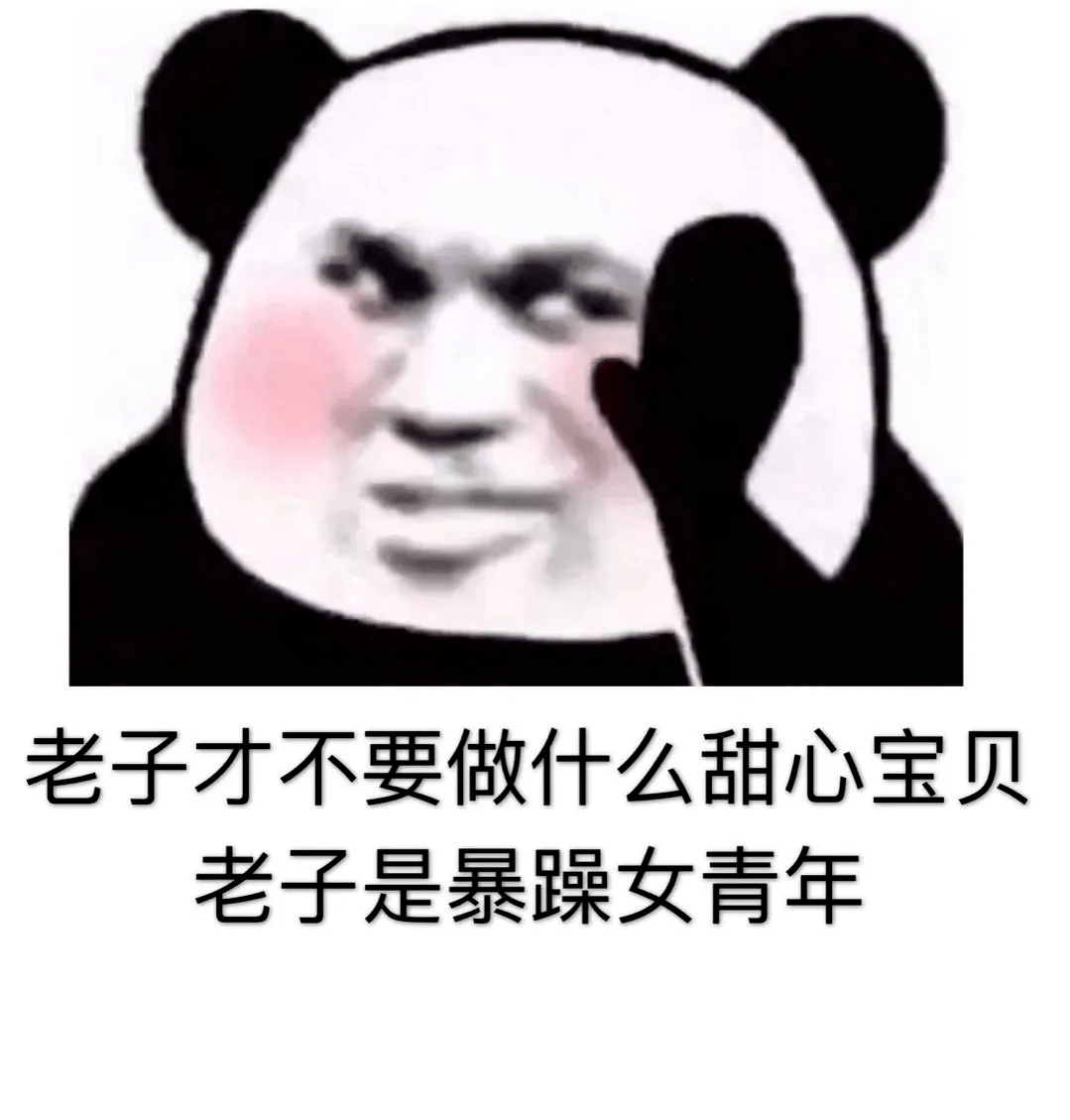 熊猫头表情包 i 小伙汁 你有点东西啊!