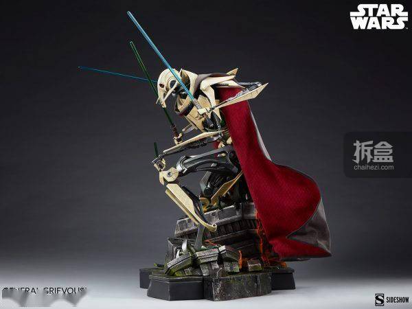 sideshow星球大战generalgrievous格里弗斯将军雕像