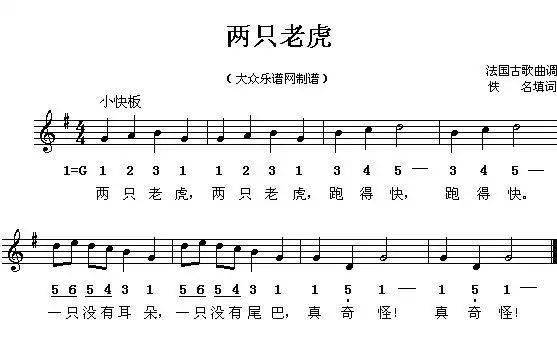 琴谱| 幼儿园常用100首儿童歌曲钢琴简谱!快快收藏吧!