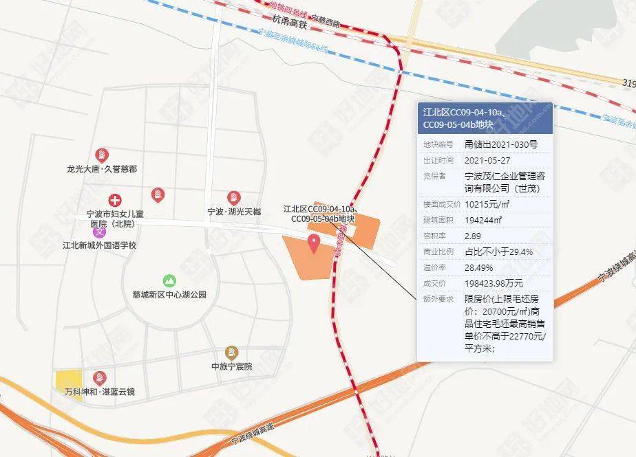 宁波第二批地块周边市场解读:江北区7宗地块