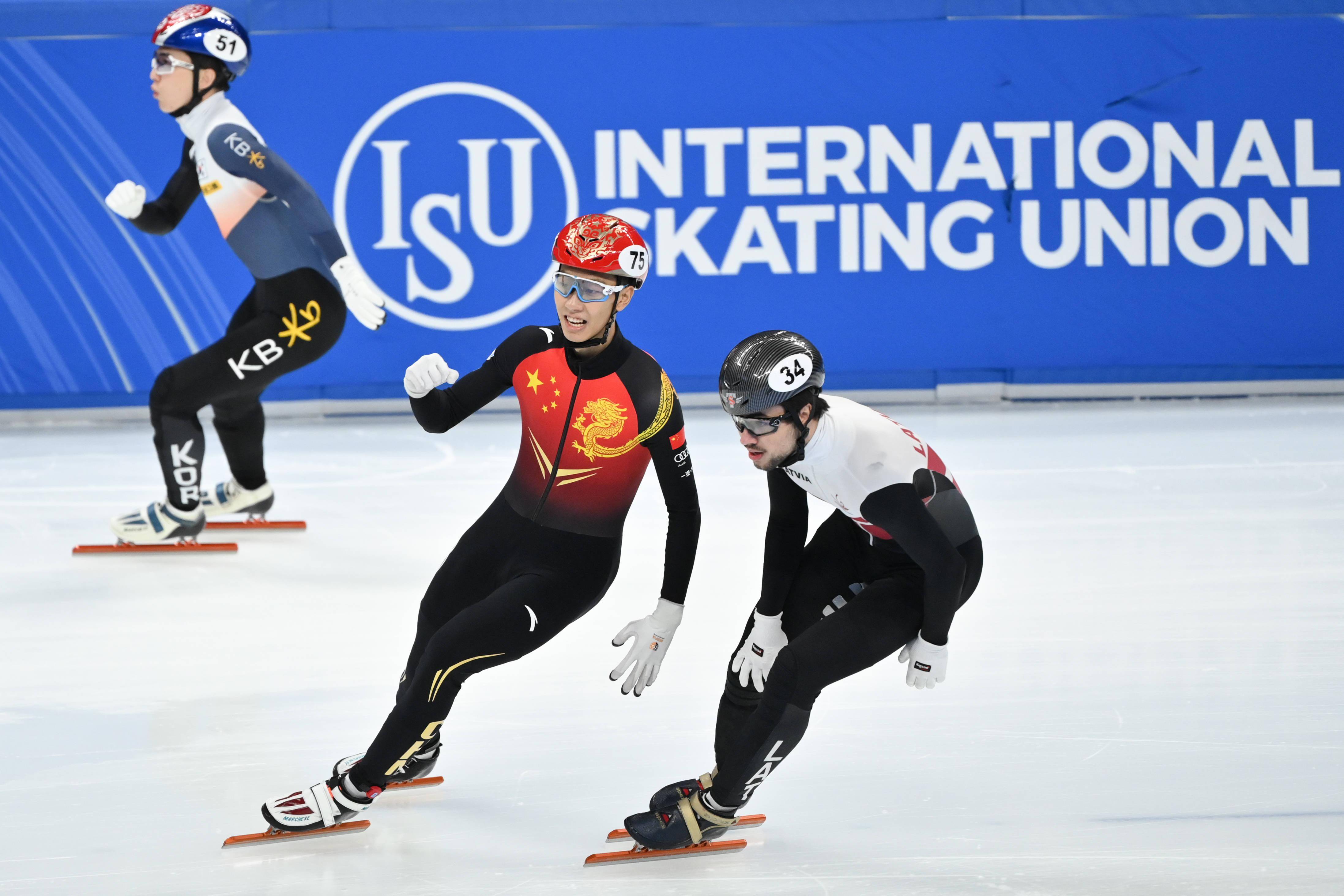 短道速滑——2021/2022国际滑联短道速滑世界杯男子1500米四分之一