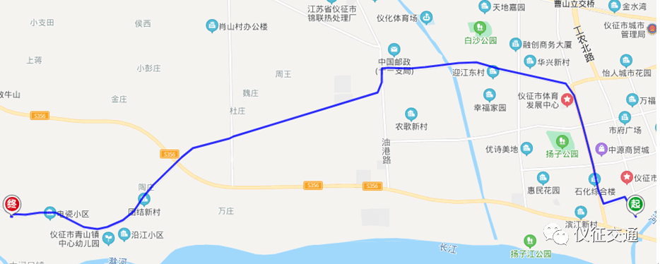 最新仪征公交线路走向附公交时刻表