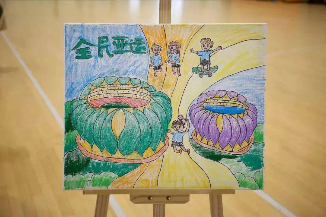 喜迎亚运钱江湾学子用绘画陶泥表达对亚运的美好憧憬