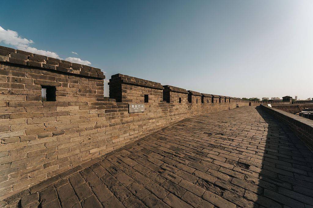 中国著名古建筑平遥古城墙中国现存最完好的古城墙