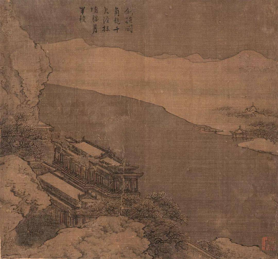 山水画的几种构图方法_景物_袁江_画面