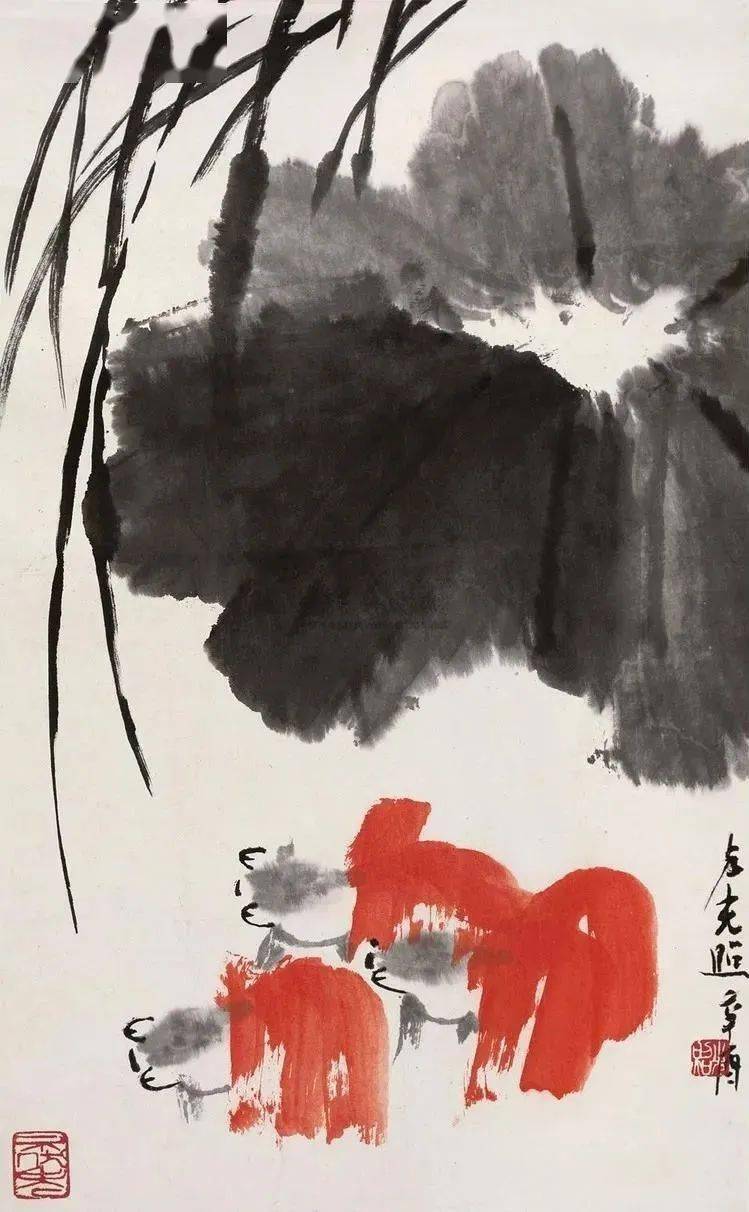 这大写意花鸟,老辣_芥子园_画谱_艺术