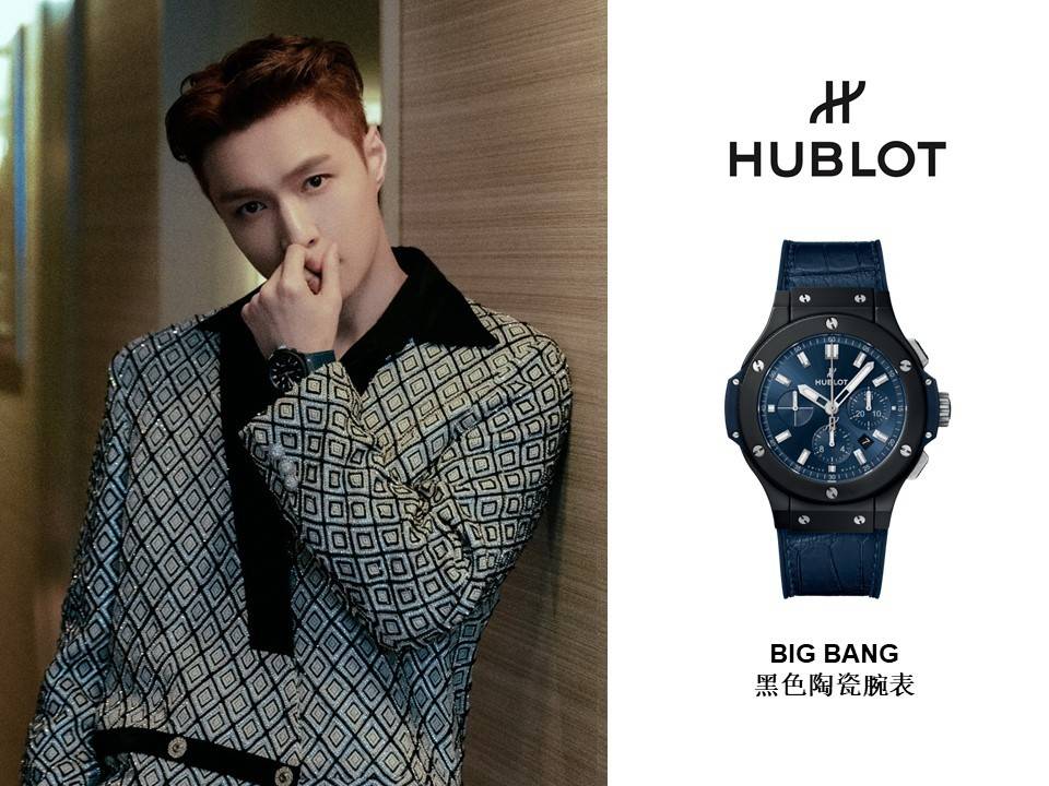 海报资讯 核兴舞器兴队长#张艺兴[超话 佩戴宇舶表big bang黑色
