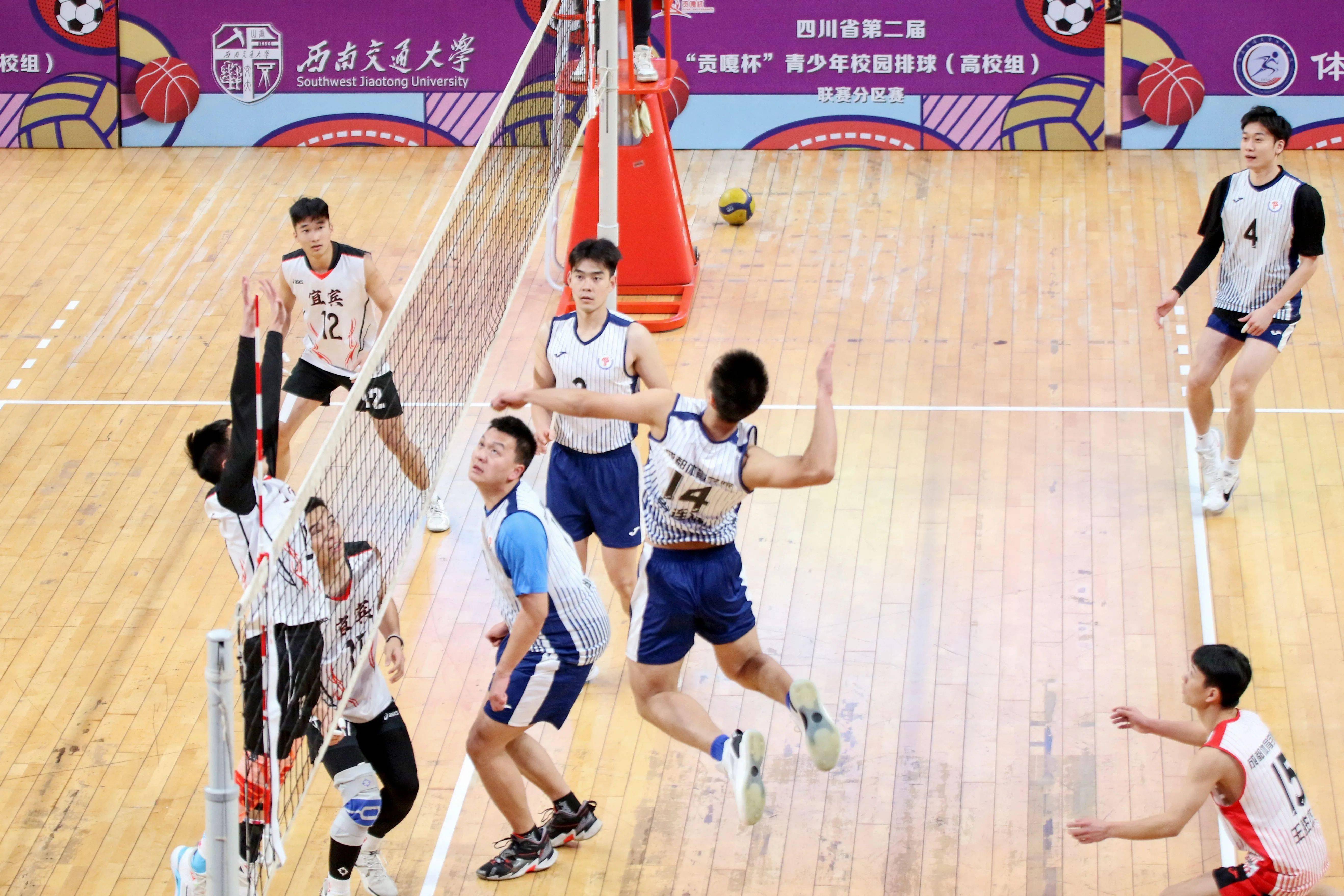 随着比赛结束的哨声吹响,四川省第二届"贡嘎杯"青少年校园排球联赛