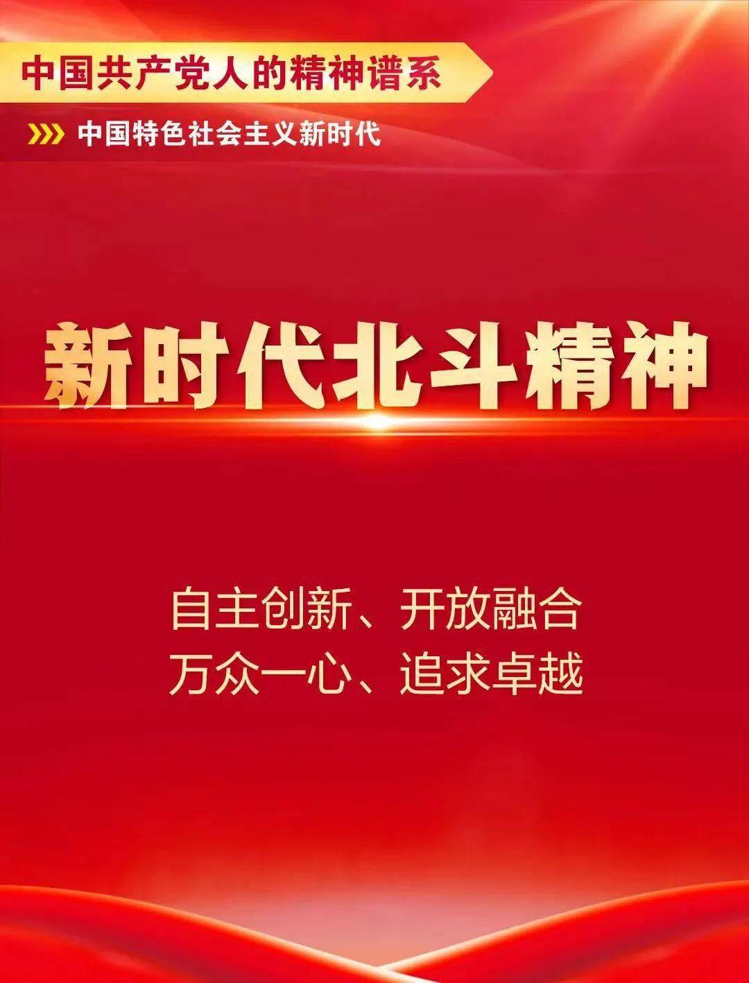 共产党人的精神谱系丨新时代北斗精神