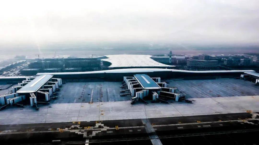 一睹为快!萧山机场三期项目t4航站楼基本建成_杭州_大会战_计划