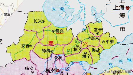 1983年:撤嘉兴地区,设省辖地级嘉兴市和湖州市,嘉兴市辖海盐县,桐乡县