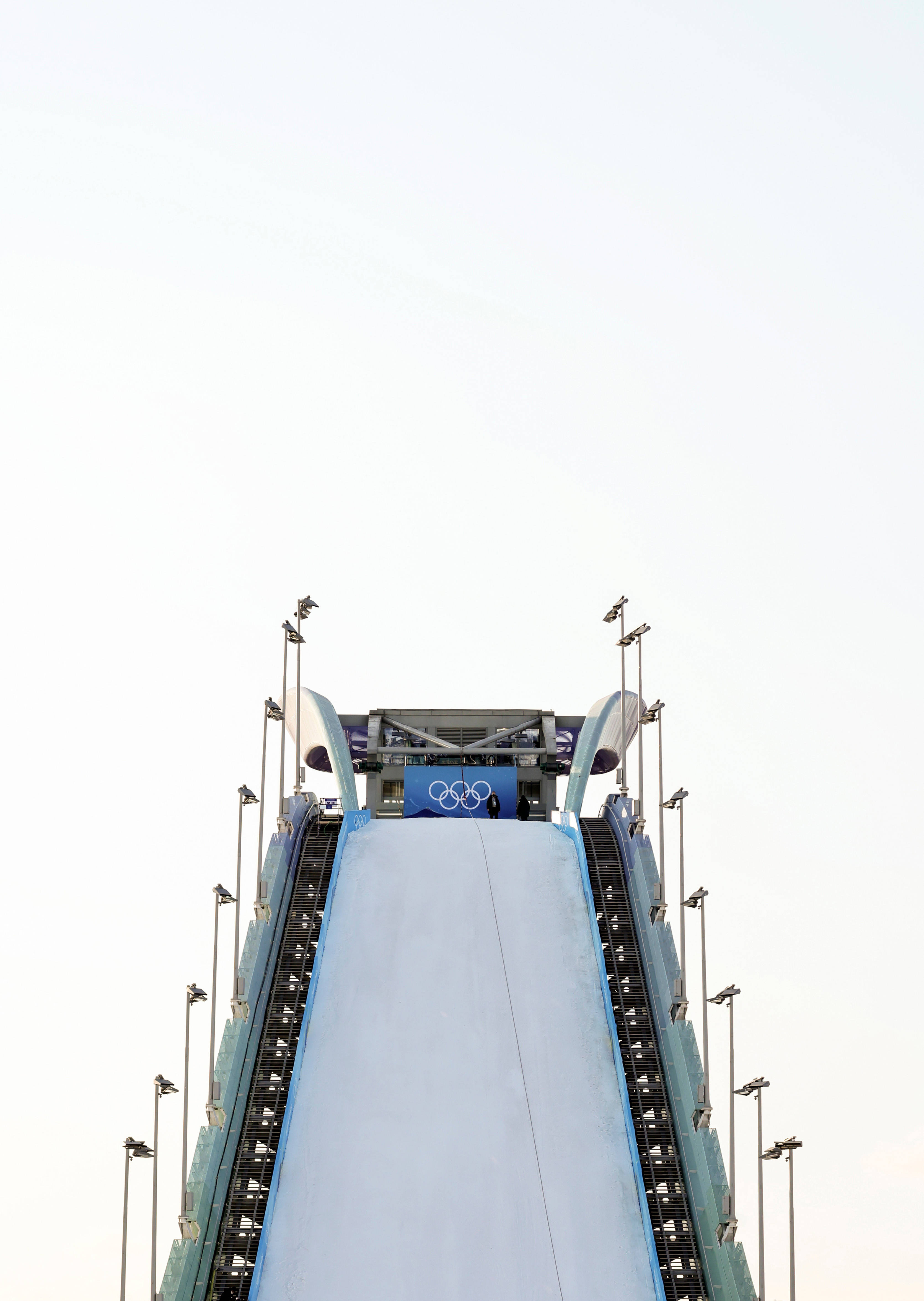 新华社照片,北京,2022年1月31日这是1月31日拍摄的首钢滑雪大跳台.