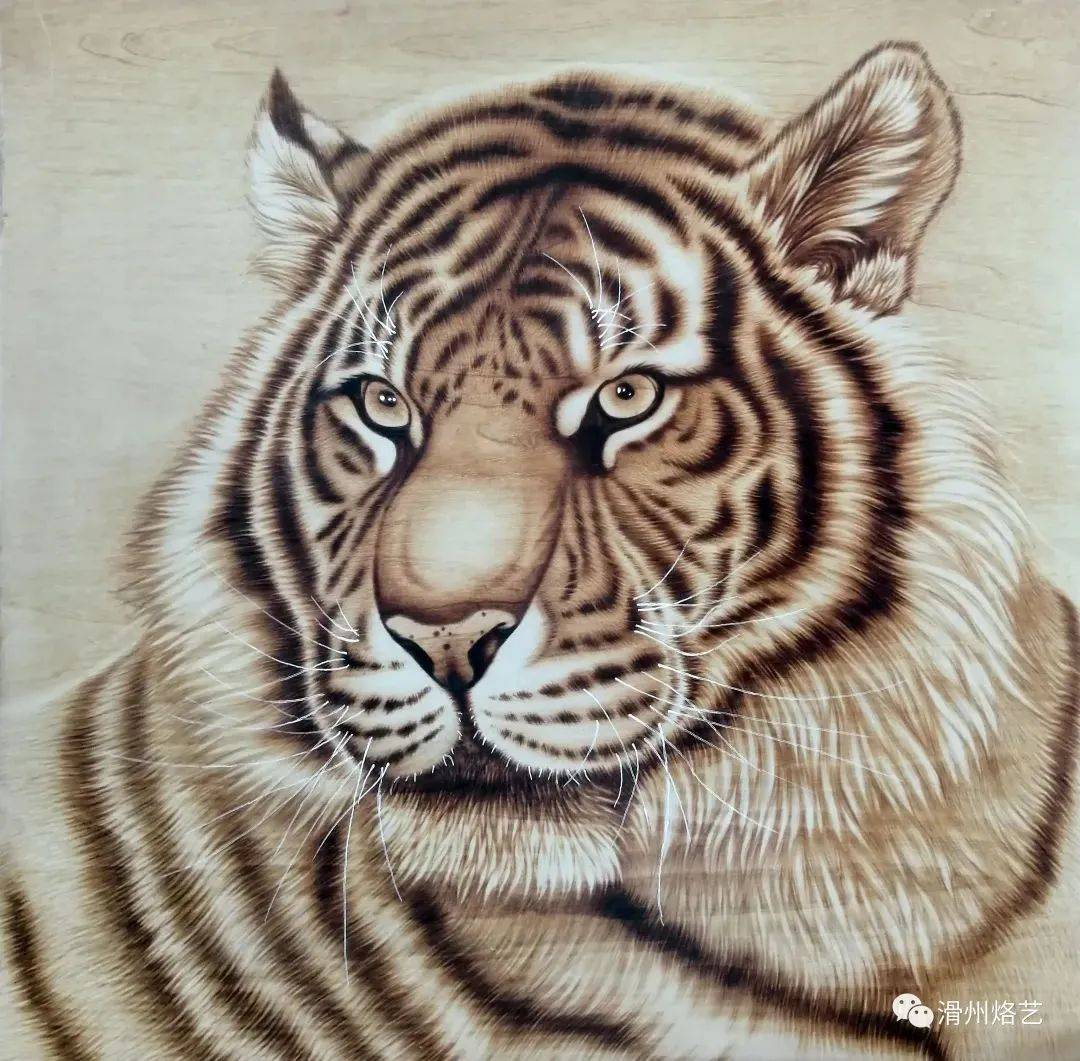 福虎迎春向未来丨滑州烙艺迎新年烙画作品展