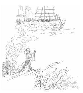 《 汉武帝东巡礼日成山》