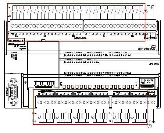 西门子s7200smart系列plc接线大全