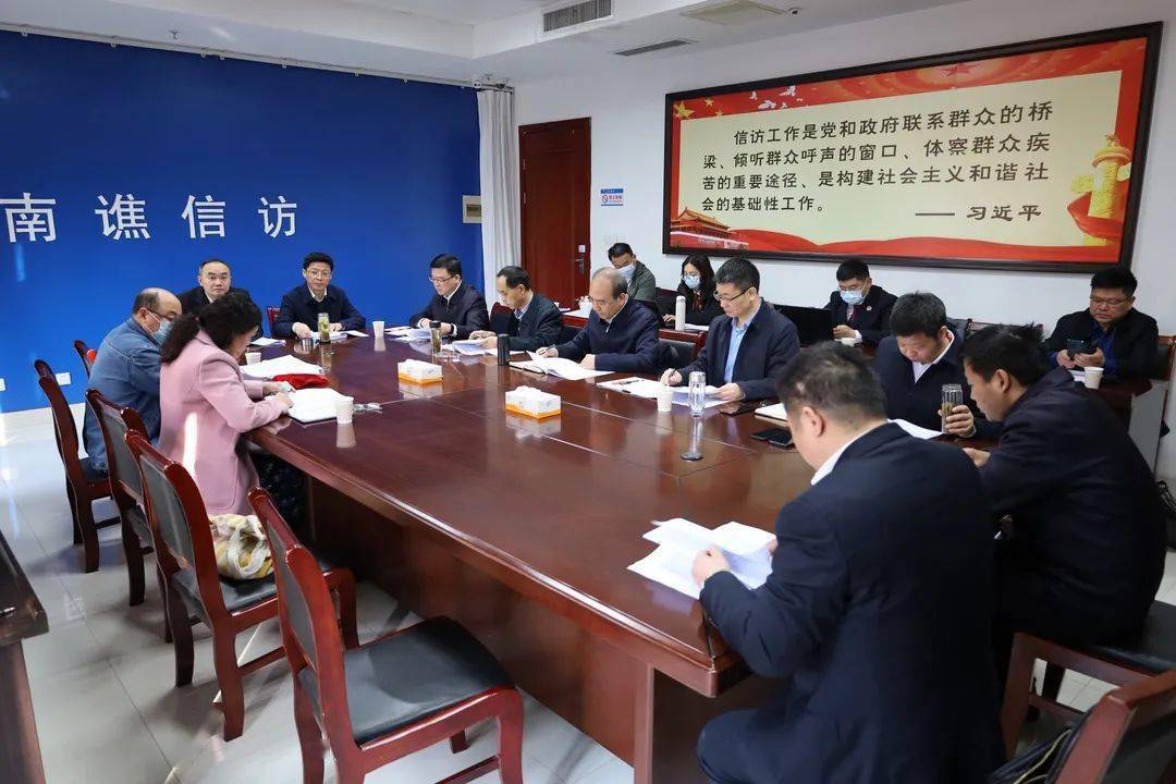 张明在滁州市南谯区公开接访